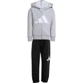 Adidas Fato de treino 'Essentials' cinzento / preto / branco