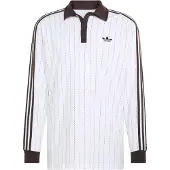 Adidas POMO DE MANGA COMPRIDA COM RISCAS FINAS