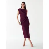 BWLDR Vestido 'Eden' roxo escuro