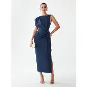 BWLDR Vestido 'Eden' petróleo