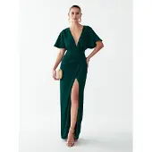 BWLDR Vestido de festa 'Jessi' verde escuro