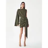 BWLDR Vestido 'Fiora' oliveira