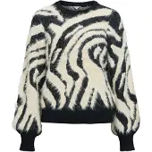 Object Pullover 'OBJHollow' creme / preto