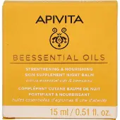 Apivita Beessential Oils Bálsamo Noturno Fortificante & Nutritivo 15ml