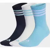 Adidas Meias 3-Stripes Cushioned Crew – Embalagem de 3 pares