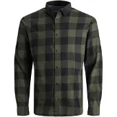 Jack & Jones Camisa oliveira / preto
