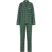 LASCANA Pijama navy / verde / branco