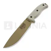ESEE Model 6 desert tan blade 6P-DE faca de sobrevivência com bainha preta + clipe de cinto