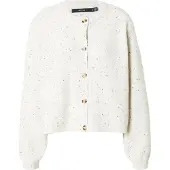 Vero Moda Casaco de malha 'VMETTA' bege mosqueado