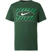 Nike Camisa verde / cana / branco