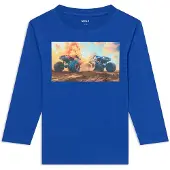 Name it Camisola 'NMMVOTO' azul / azul claro / castanho