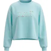 IZIA Sweatshirt aqua / cinzento-prateado