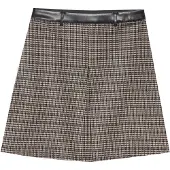 Anna field Saia chocolate / cinzento / taupe / preto