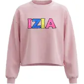 IZIA Sweatshirt mistura de cores / rosa claro