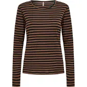 Soyaconcept Camisa 'Helle Yd 1' navy / castanho