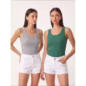 Happiness İstanbul Top 'Tanktops & Camis' verde pastel