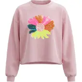 IZIA Sweatshirt mistura de cores / rosa claro