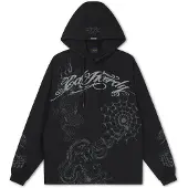 Ed Hardy Sweatshirt acinzentado / preto