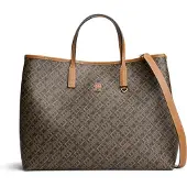 Tommy Hilfiger Shopper castanho / preto / branco