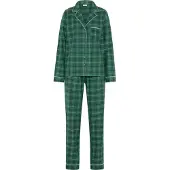 LASCANA Pijama navy / verde / branco