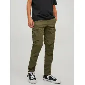Jack & Jones Calças cargo 'JPSTACE JJTUCKER' oliveira
