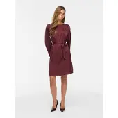 Vila Vestido Curto De Manga Comprida Enna Ravenna