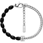 Diesel Pulseira preto / prata