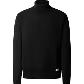 Pepe Jeans para homem. PM7000104 Camisola Andre Turtle Neck preta (M), Preto, Casual, Algodão