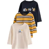 Next Camisola creme / navy / azul claro / mel
