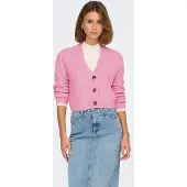 ONLY Casaco de malha 'ONLCarol' cor-de-rosa