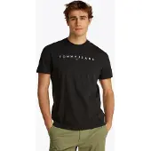 Tommy Hilfiger Camiseta De Manga Curta Reg Linear Logo