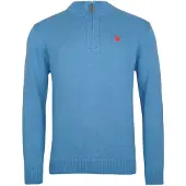 U.s. polo assn. Pullover azul / vermelho