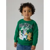 Name it Sweatshirt 'NMMJUST BLUEY' navy / azul claro / verde / branco