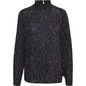Kaffe Blusa 'tinna' marinho / castanho