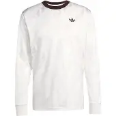 Adidas Originals CAMISOLA DE MANGA COMPRIDA EM JACQUARD TREFOIL