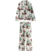 Next Pijama ecru / castanho claro / abe / vermelho