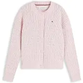 Tommy Hilfiger Casaco de malha cor-de-rosa