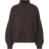Estelou Pullover castanho escuro