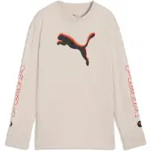 Puma Camisola 'STREET' bege / laranja / preto