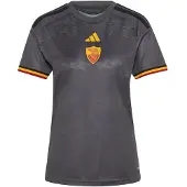 Adidas Camisa funcionais 'AS Rom 26/27' amarelo escuro / cinzento