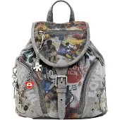Desigual Mochila amarelo / cinzento / vermelho