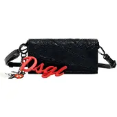 Desigual Mala de ombro 'Disney' preto