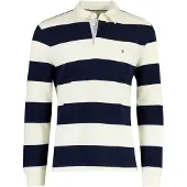 Tommy Hilfiger Sweatshirt 'ESSENTIAL' ecru / navy