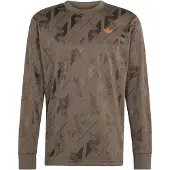 Adidas Originals CAMISOLA DE MANGA COMPRIDA EM JACQUARD TREFOIL