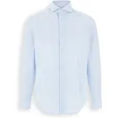 Boggi Milano Camisa azul claro / branco