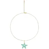 IZIA Colar turquesa / ouro