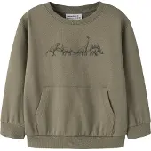 Name it Sweatshirt 'NMMVILDAR' oliveira / preto