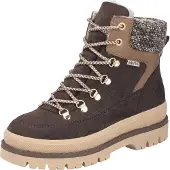 Rieker Bota com atacadores chocolate / cappuccino