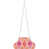 Ebeeza Clutches creme / laranja / rosa