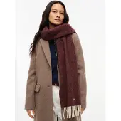 Tommy Hilfiger Cachecóis 'ELEVATED CHIC' vermelho ferrugem / branco